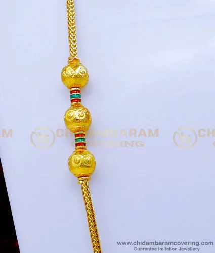 Latest thali clearance chain with mugappu